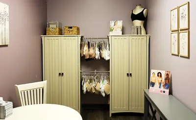 Private mastectomy fitting room