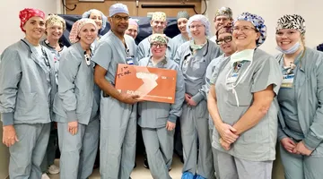 Dr. Hasanadka Performs First TCAR Procedure at SBL