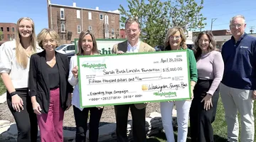 Washington Savings Bank donates to SBL Cancer Center Campaign